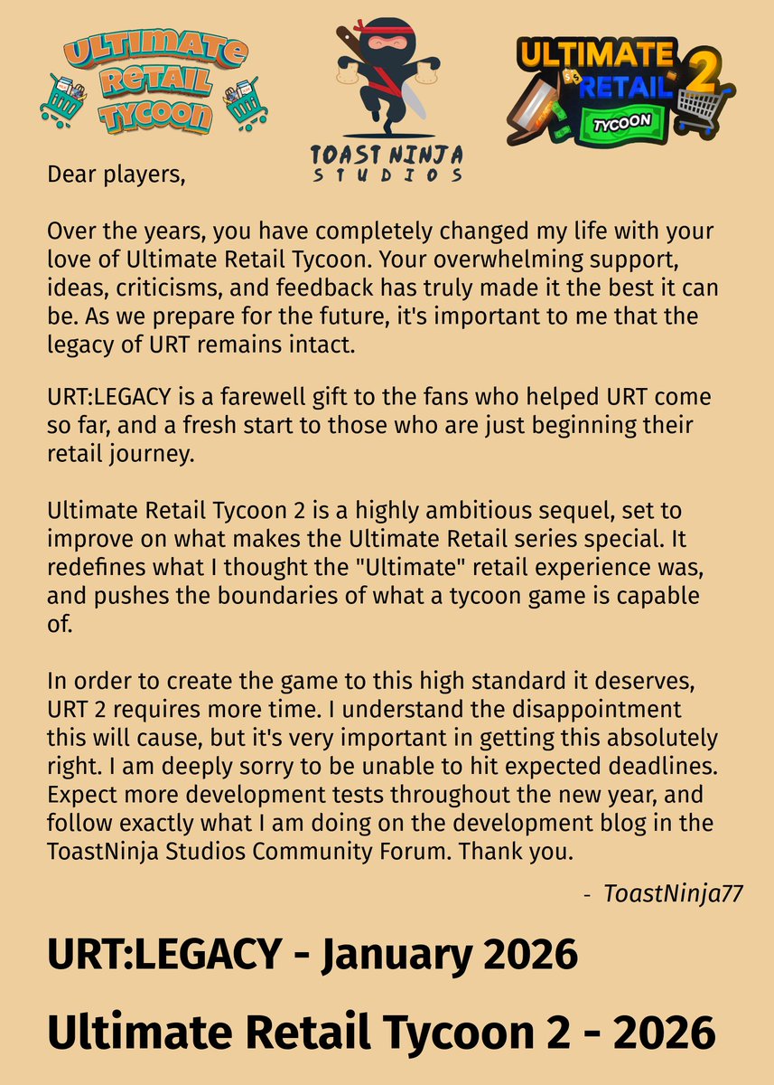 ToastNinja Studios tweet media