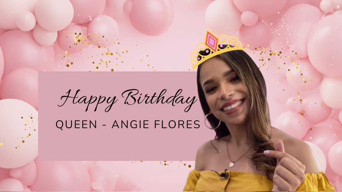 Hoy es día de celebración, una de las almas más bonitas que he podido encontrar esta de cumpleaños 🥳🥳.
Felicidades mi Queen <a href="/Angiefloreshn/">Angie Flores 💙🎶💜</a> por este nuevo año de vida, gracias por existir y llegar a mi vida. Te extraño, te admiro y te apoyaré siempre 💙🫰🏻