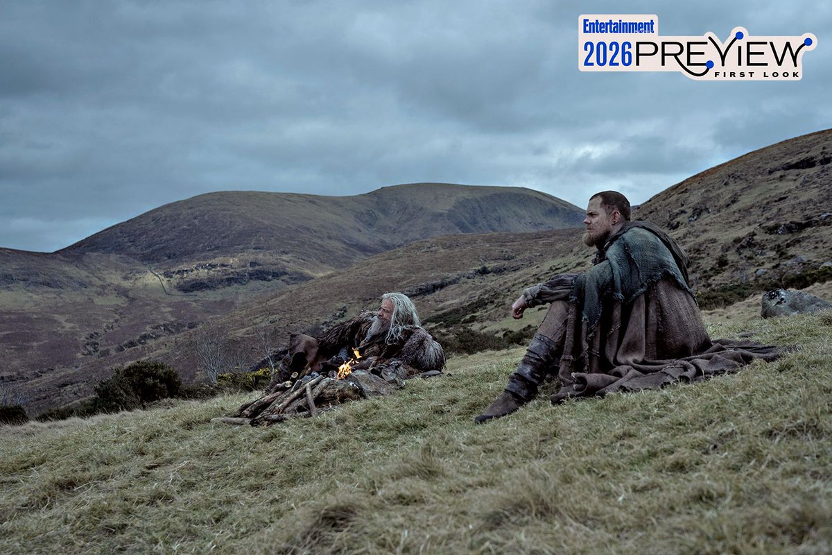 A24's tweet image. The Death Of Robin Hood starring Hugh Jackman, Jodie Comer, and Bill Skarsgård. 2026. ew.com/hugh-jackman-d…