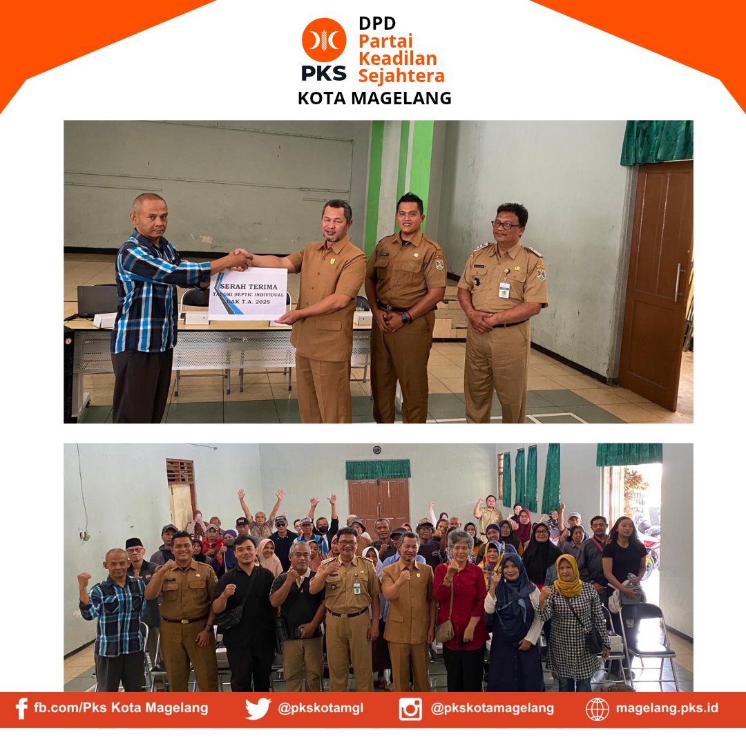 Achmad Widodo - Fraksi PKS | Stop Cuek Masalah Tangki Septik Kalo Nggak Mau Lingkungan Red Flag

​Magelang.pks id | Kota Magelang – Sering kali kita cuma peduli sama aesthetic kamar mandi tapi lupa sama apa yang ada di bawahnya. 
Selengkapnya ... 
magelang.pks.id/2025/12/achmad…