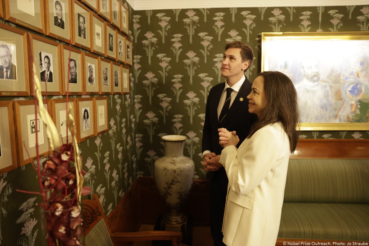 "When the history of our time is written, it won’t be the names of the authoritarian rulers that stand out – but the names of those who dared resist."

2025 peace laureate Maria Corina Machado is the latest name on a list of individuals who have stood up for democracy – including