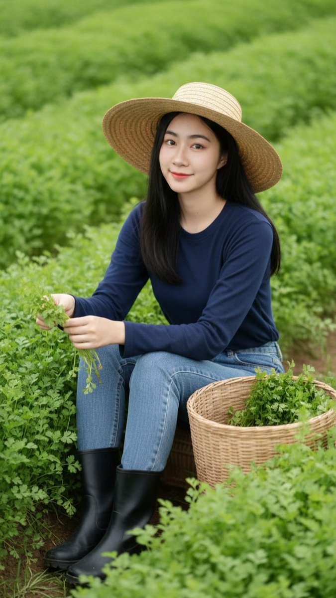 flora1892164571's tweet photo. เก็บผักไป เก็บความสบายใจไปพร้อมกัน https://t.co/2bSrCVXx1b