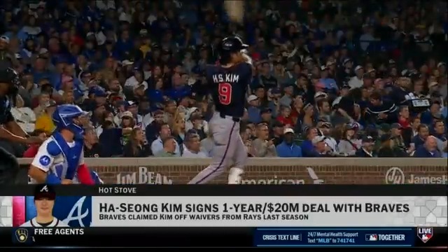 The Braves continue their busy offseason bringing Ha-Seong Kim back on a one-year deal!
Are they the favorites in the NL East? #MLBNHotStove