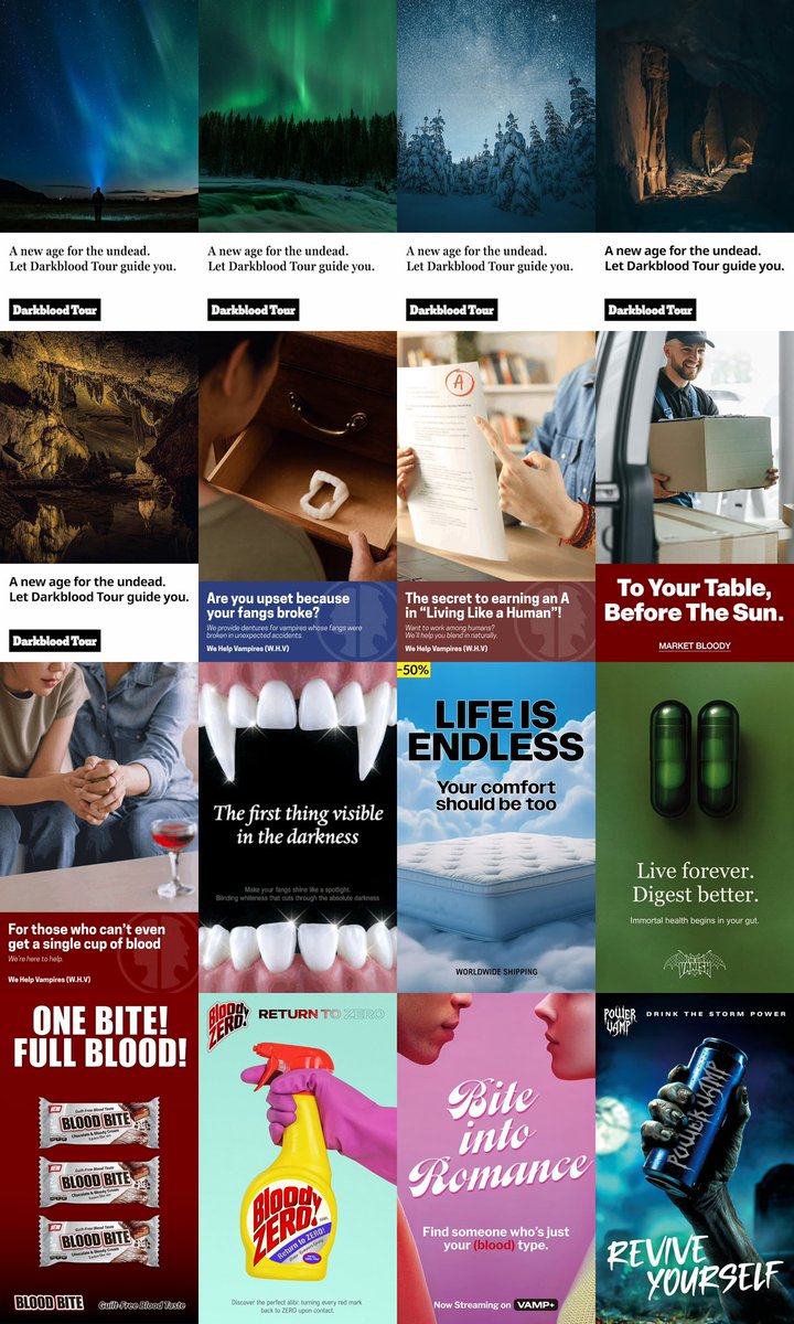 THESE VAMPIRE ADS 😭😭😭