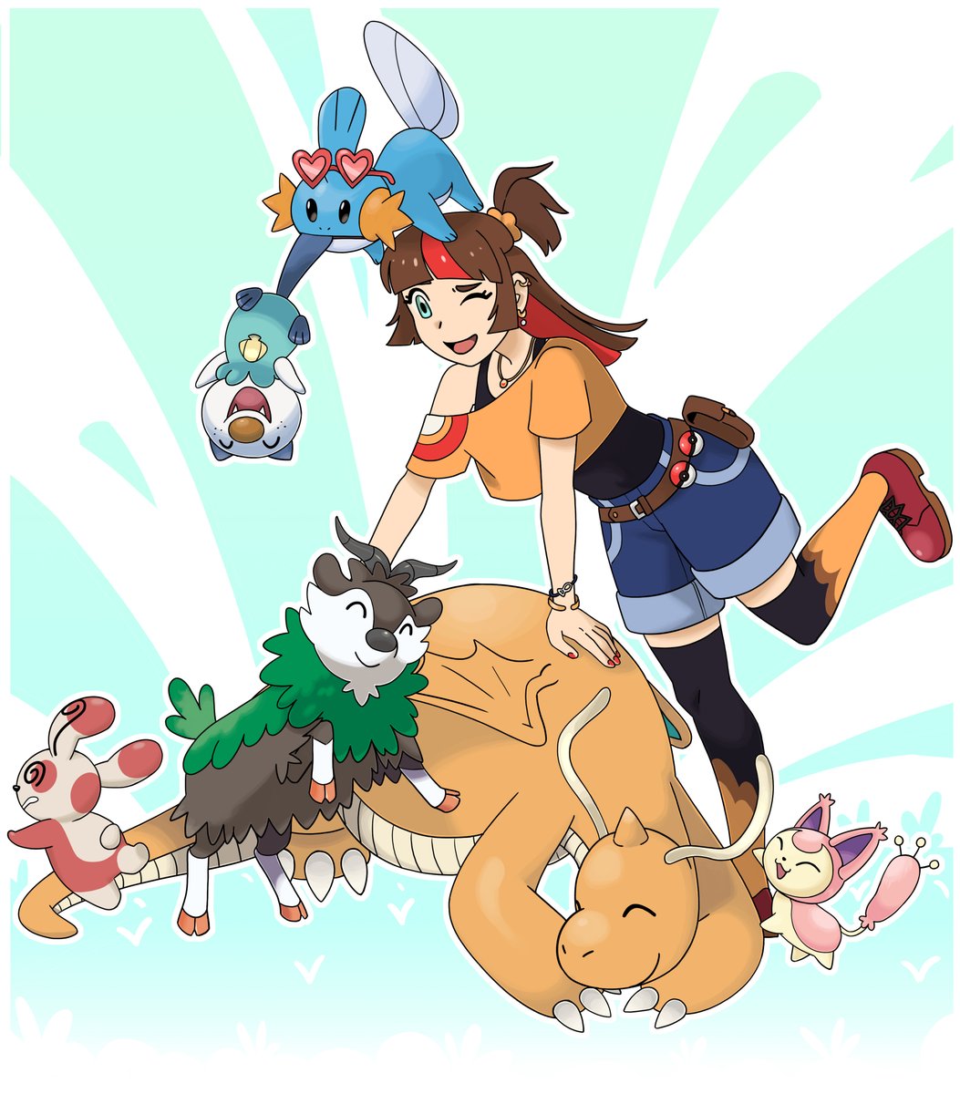 A Pokemon trainer c0mm I did for my friend :]