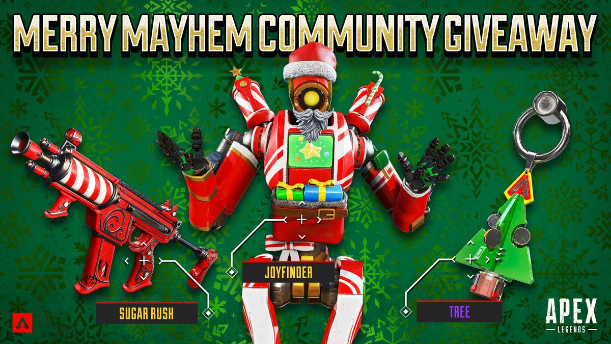 🎄Sorteio do Bundle Natalino no Apex🎄 

Como participar:  

❄️Seguir <a href="/KiingZFPS/">KiingZ</a> e <a href="/PlayApex/">Apex Legends</a>
❄️Like + RT nesse post
❄️Marcar seu duo favorito aqui embaixo  

O resultado do sorteio será anunciado dia 21/12