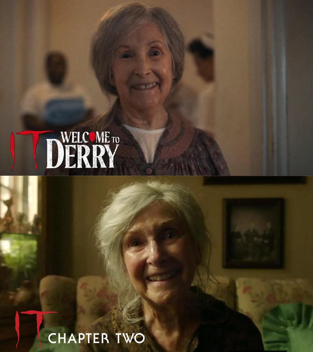 TheCineprism's tweet photo. This marks Joan Gregson’s final onscreen appearance. The actress, who portrayed Mrs. Kersh in IT: Welcome to Derry and IT: Chapter Two, passed away in June, just two months after completing filming for S1E8, “Winter Fire.”

Rest in peace. 🙏🕊️ https://t.co/UGotyyYCJI