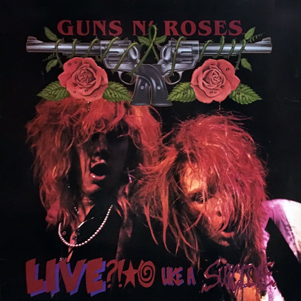On this day in 1986, a young and up-and-coming band called Guns N’ Roses released their first musical recordings in an EP titled Live ?!*@ Like A Suicide on vinyl &amp; cassette. It consisted of two covers &amp; two original tracks.

The rest is history.