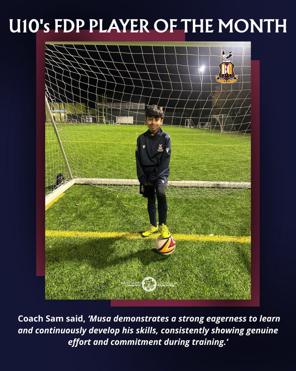 Bradford City Football Development Programme tweet media