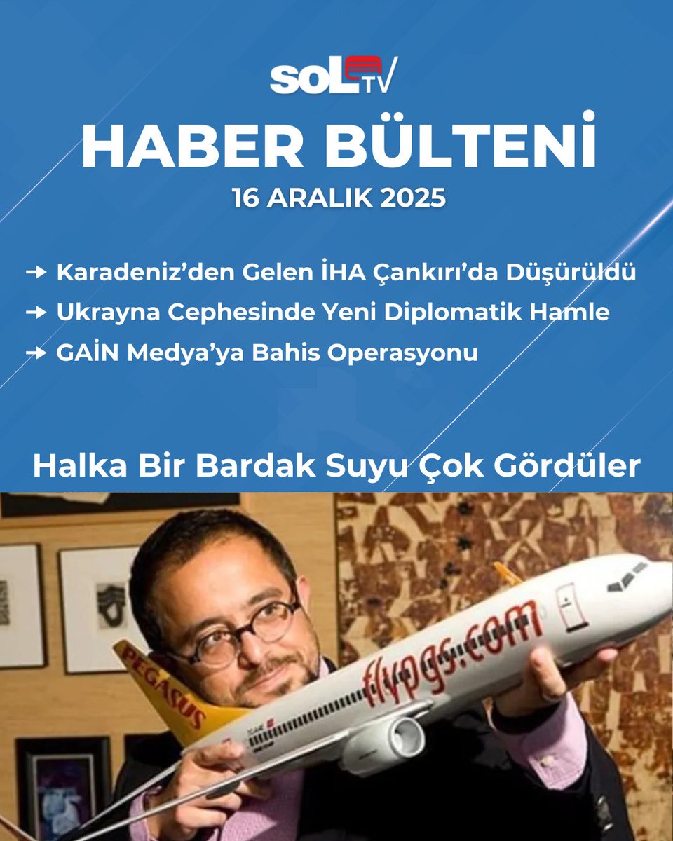 Halka Bir Bardak Suyu Çok Gördüler | 16 Aralık Salı Haber Bülteni
20.00’de soL TV’de ⤵️

youtube.com/watch?v=C-KNbu…