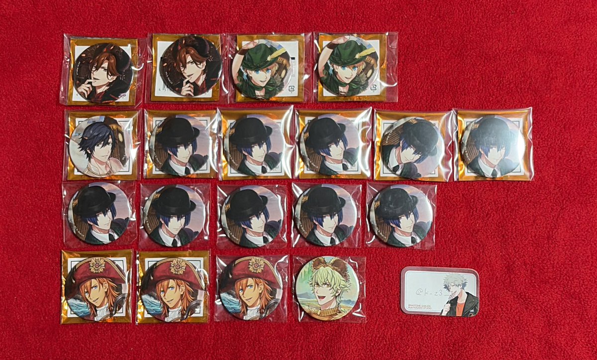 交換譲渡】うたプリ 缶バッジ DMS 譲：☆嶺二、☆翔、トキヤ、レン、真