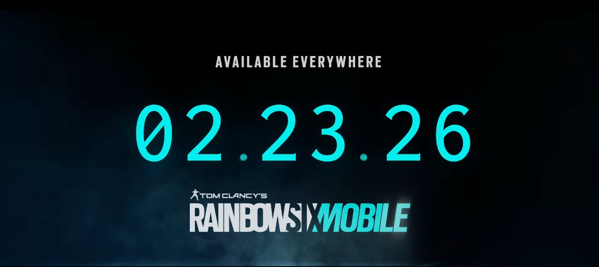 subzidite2's tweet image. OFFICIAL: Ubisoft's @Rainbow6Mobile LAUNCHES GLOBALLY February 23rd 2026

after 4 years of wait since its announcement in 2022, R6 is ready to launch on Mobile. 

This is now important, because it will decide whether CrossFire Mobile and VALORANT Mobile will undercut it or not