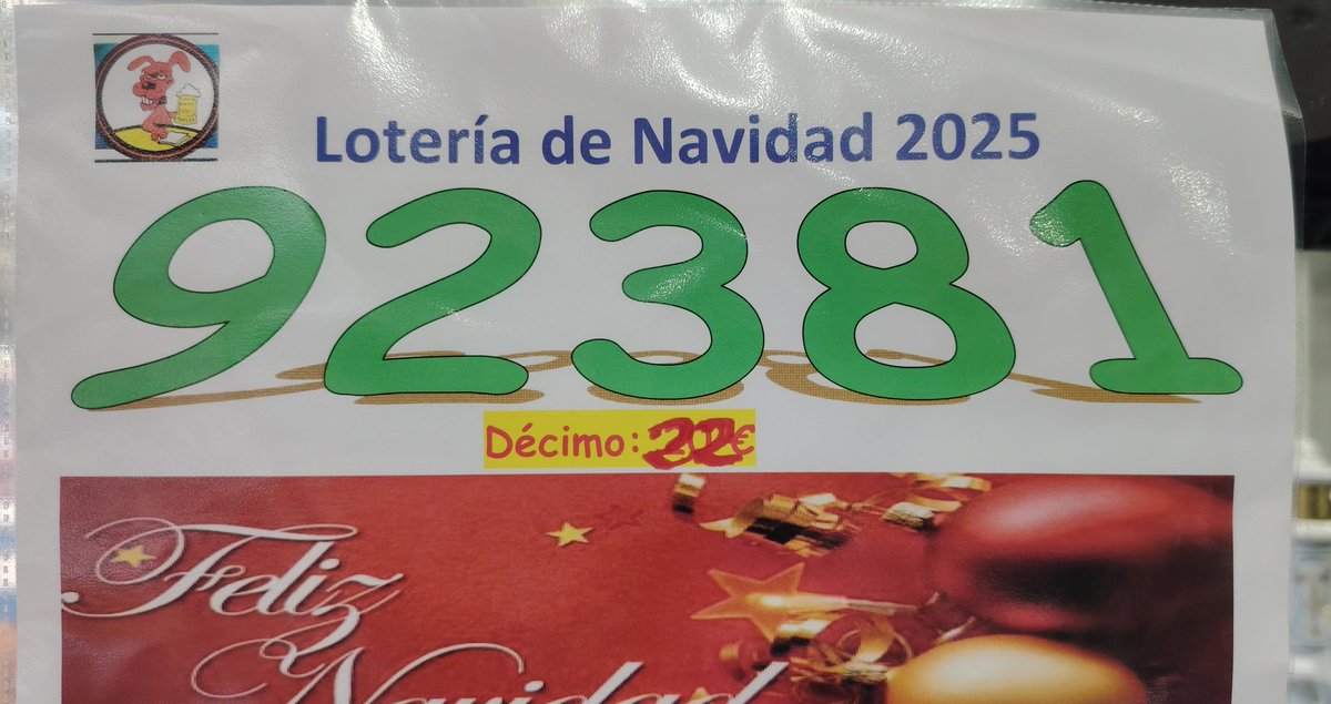 Lembra que hoxe tamén é o último dia para adquirir a lotaría de nadal, non quedes sin ela