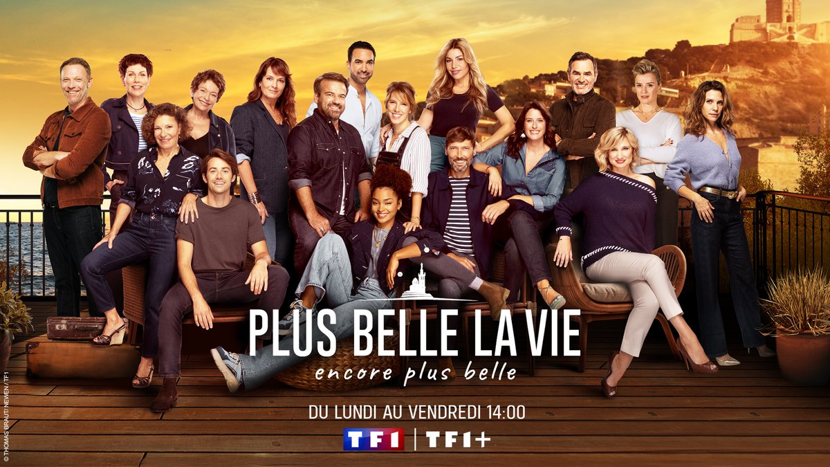 TF1Pro's tweet image. #Annonce @TF1 

"Plus belle la vie, encore plus belle" de retour le lundi 5 janvier à 14:00 sur TF1. Et en streaming @TF1plus ☀️