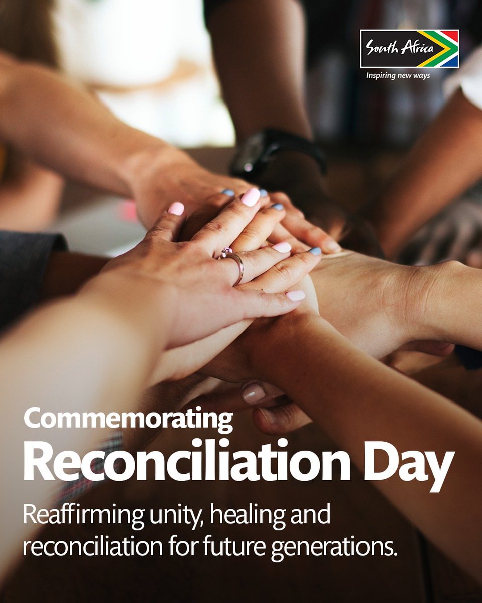 South Africa Marks Reconciliation Day🇿🇦

South Africa today observed Reconciliation Day, a national moment of reflection that acknowledges the country’s painful history of division while reaffirming a shared commitment to unity and social cohesion.

The day serves as a reminder