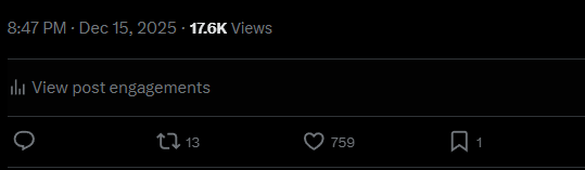 le gasp, it really was a hit tweet, i went to bed with this around 100 or so likes