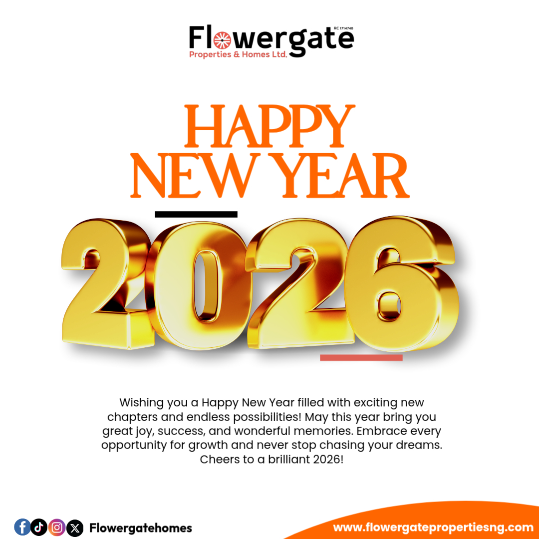 Flowergatehomes's tweet photo. 🏡Its 2026! 🏡

Cheers to a fresh year filled with new opportunities, smart investments, and landed success.
May 2026 bring you growth, prosperity, and the keys to your dream property.

Let’s make it happen!

#HappyNewYear2026 #RealEstateGoals #InvestInLand #NewYearNewHome https://t.co/tupcCdXDMM