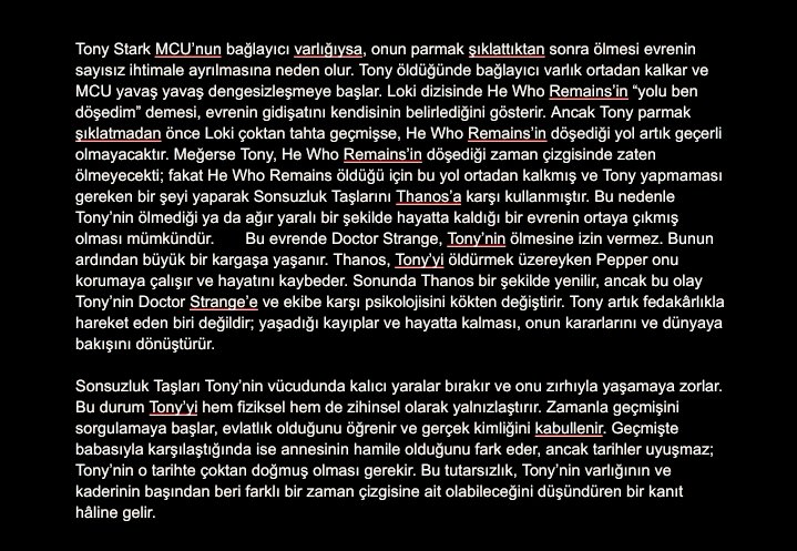 DURGUN1130613's tweet photo. Ya Tony Star MCU nun Bağlayıcı Varlığıysa? Benim kendi teorimdir
#Avangersdoomsday https://t.co/n6WjjlG3Yt