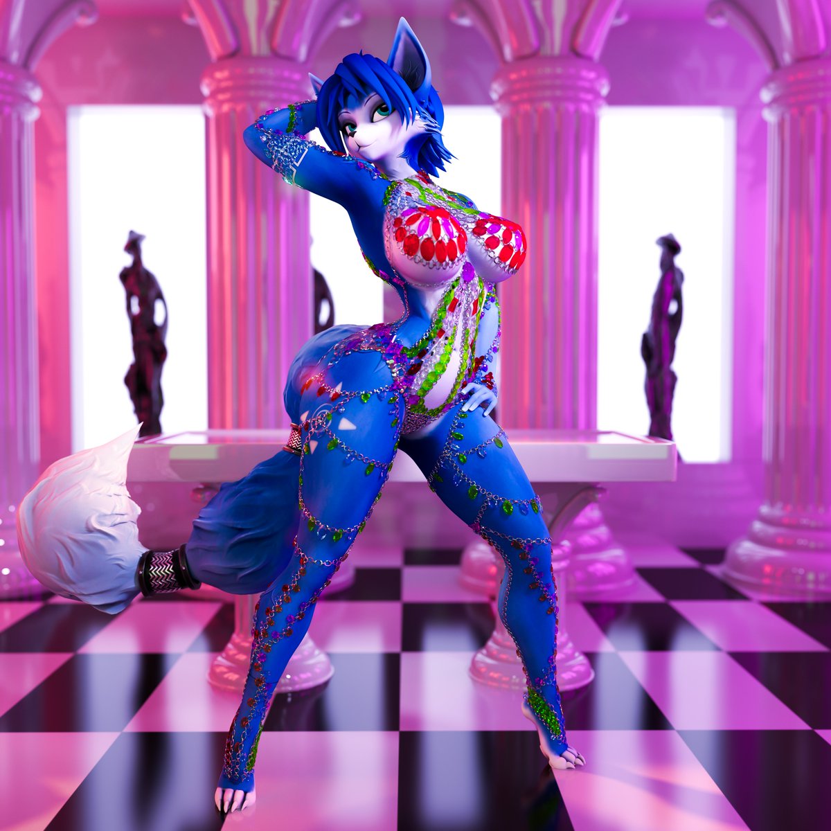 _BUSTIN_'s tweet photo. Jewels
#3DCG #nsfwtwtًً #starfox #krystal https://t.co/8rfjvjpWTf