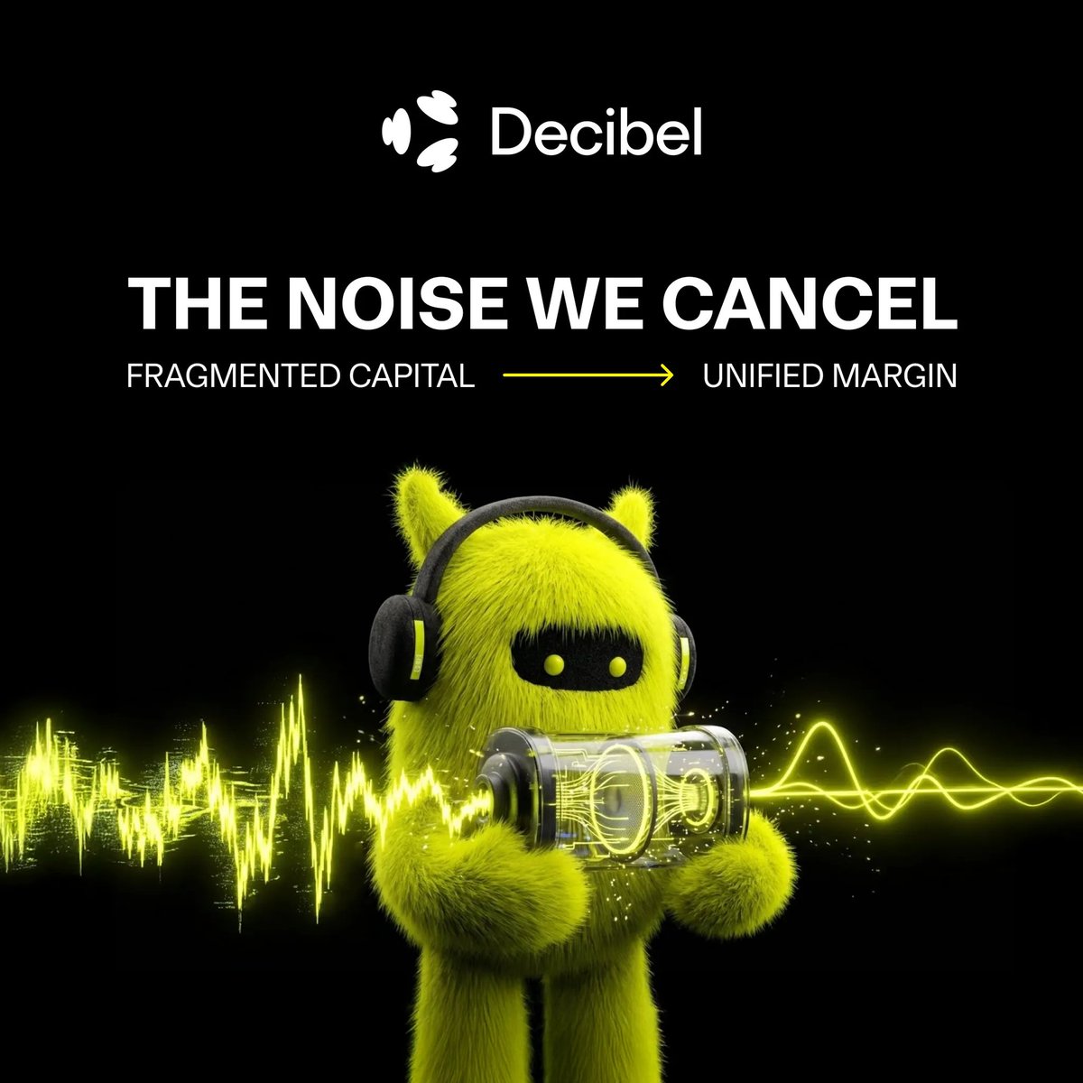 Fragmented capital is a tax on traders.

Spot here. Perps there. Yield idle. Collateral wasted.

This is the noise we cancel.

Unified margin turns everything into one balance, powering spot, perps, vaults, stables &amp; RWAs.