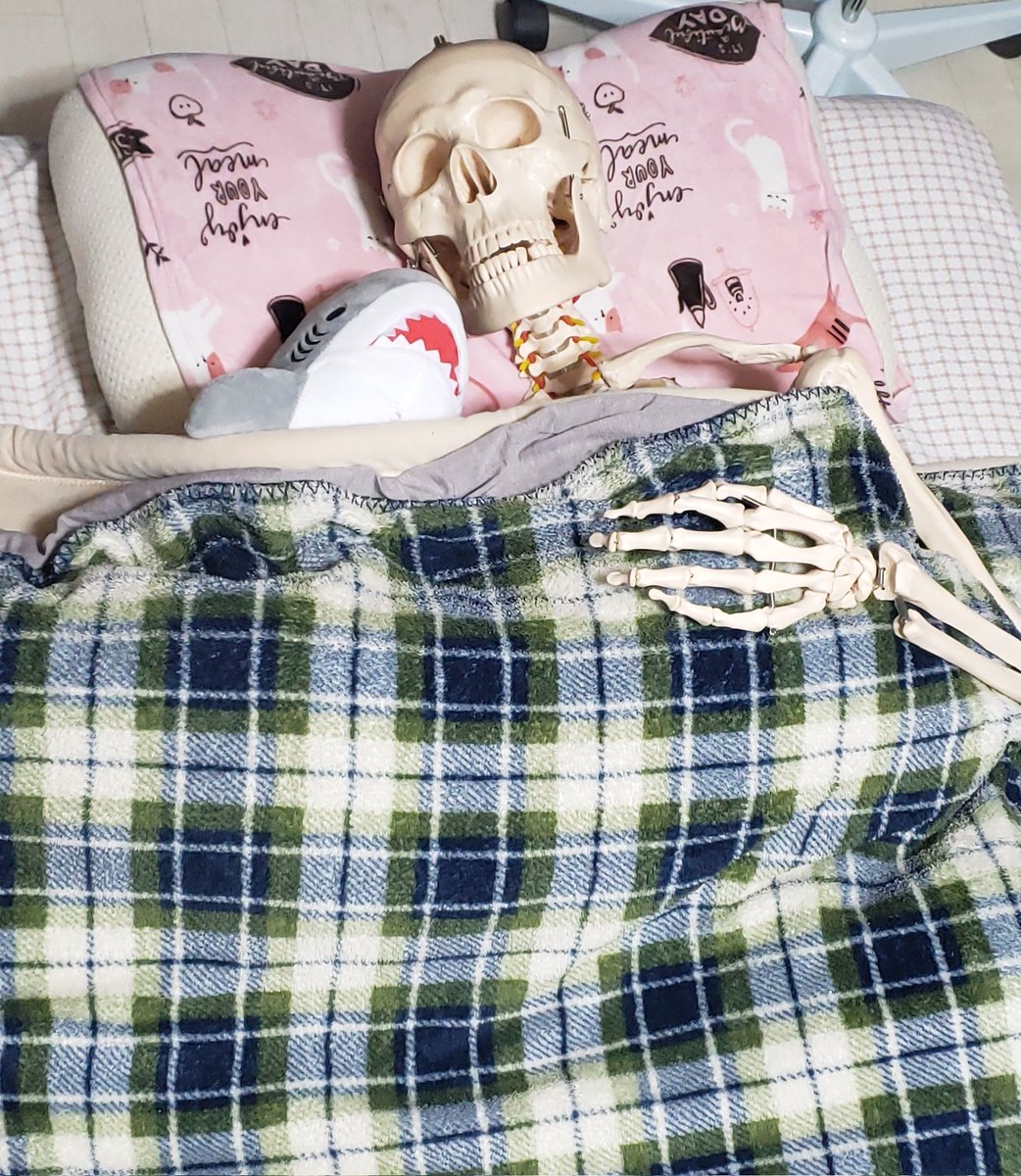 暖かくして寝ようね