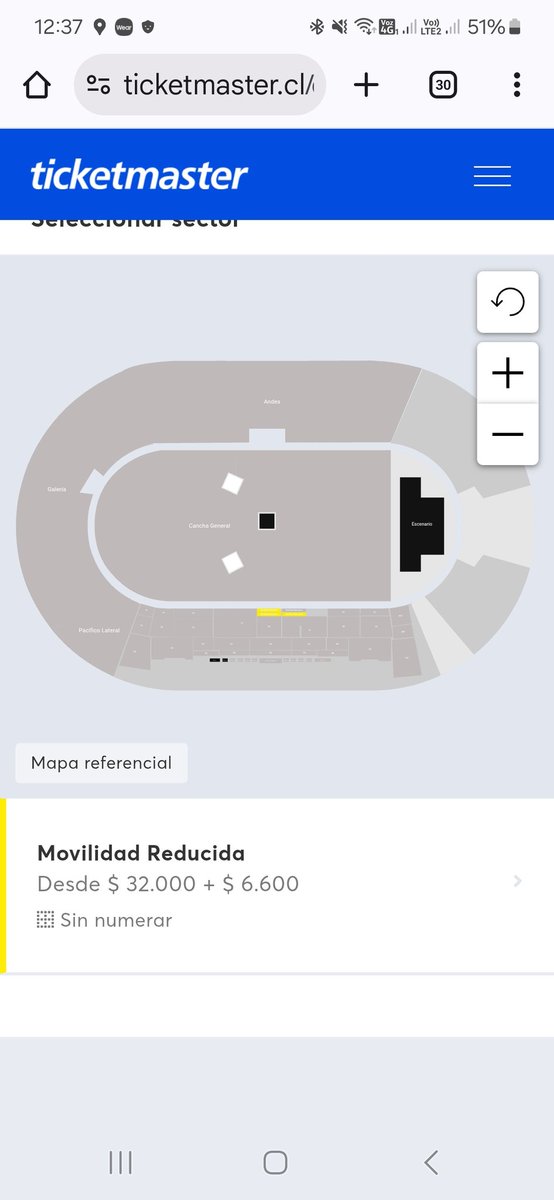 wparedex's tweet image. Así no se puede, toda la mañana en la fila virtual y cuando entras las cosas están así, ojalá exista uja segunda fecha para iron maiden....