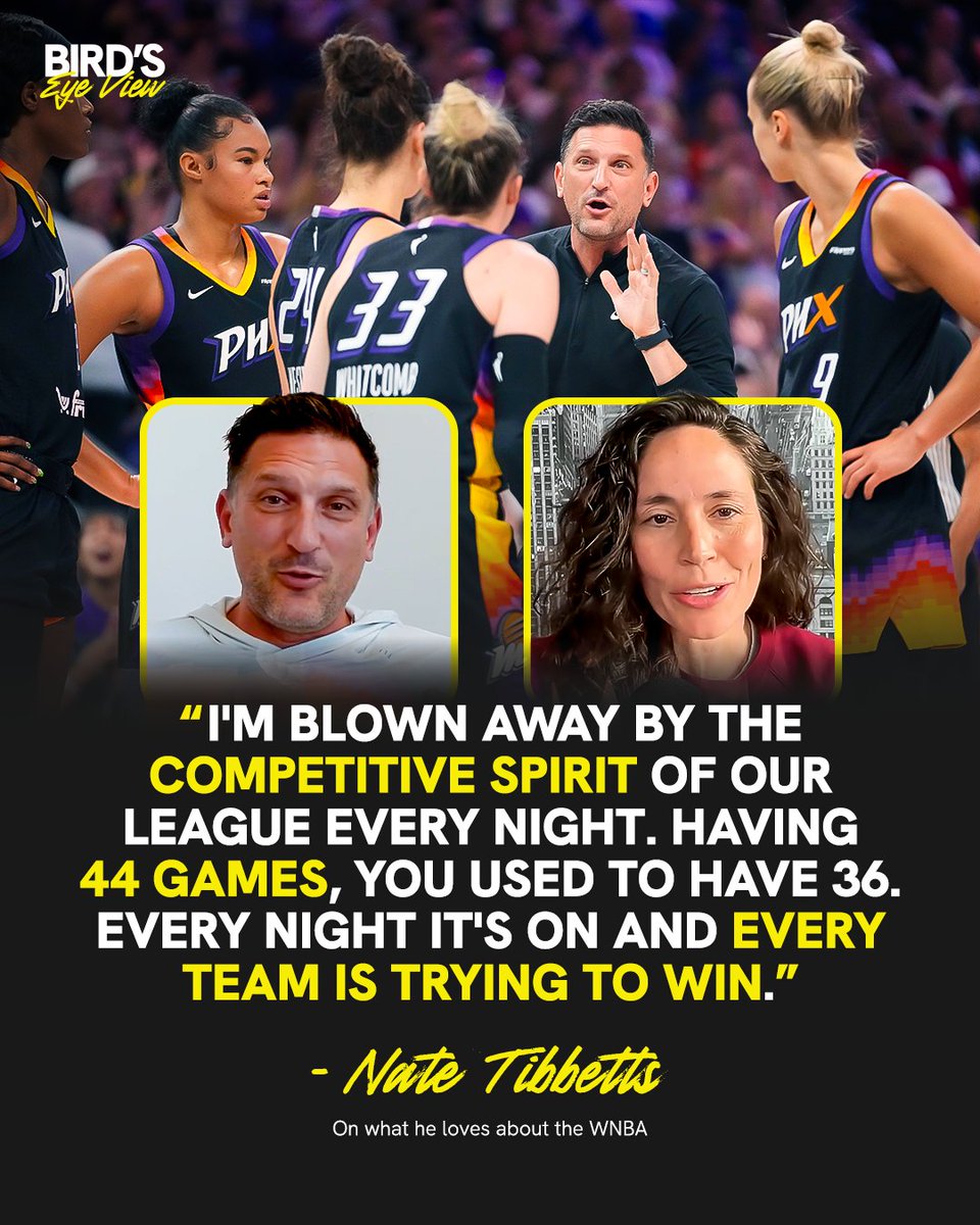 Day in and day out, @wnba players set the tone 🤝

📺 Tune in now: bit.ly/4iUkdV6