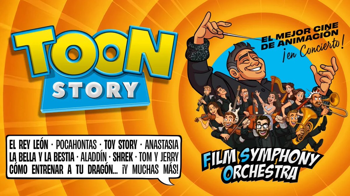 TOON STORY: cuando la animación se escucha en directo. La <a href="/FilmSymphony/">Film Symphony</a> llega este viernes a Madrid para traernos un nuevo espectáculo dedicado a las bandas sonoras del cine de animación que han marcado generaciones, ¿os lo vais a perder?

chicasgamers.com/2025/12/toon-s…

📝 <a href="/Estela3D/">Estela</a>