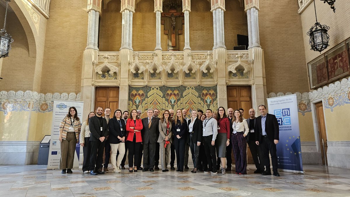 EMEAorg's tweet image. .@EMNESorg AC 2025 | Towards Regenerative Economies
Researchers &amp;amp; policymakers came together in Barcelona to explore how regenerative approaches can shape resilient economies across Europe, the Mediterranean &amp;amp; Africa.
More highlights &amp;amp; photos  euromed-economists.org/towards-regene…