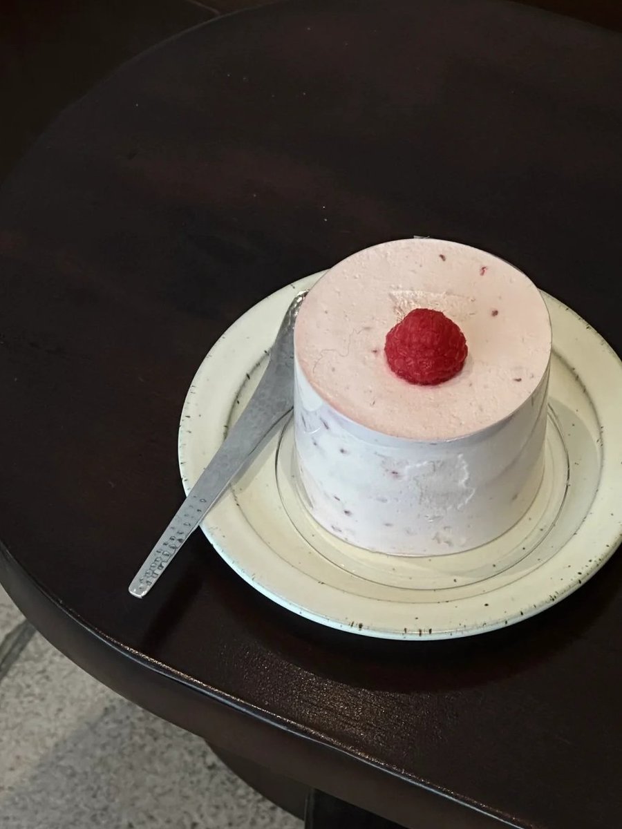 Alina46125's tweet photo. Savoring the sweet life one bite at a time in this cozy cafe. Coffee and cake are definitely my love language today! ☕️🍰✨ https://t.co/P1mQIiuITr