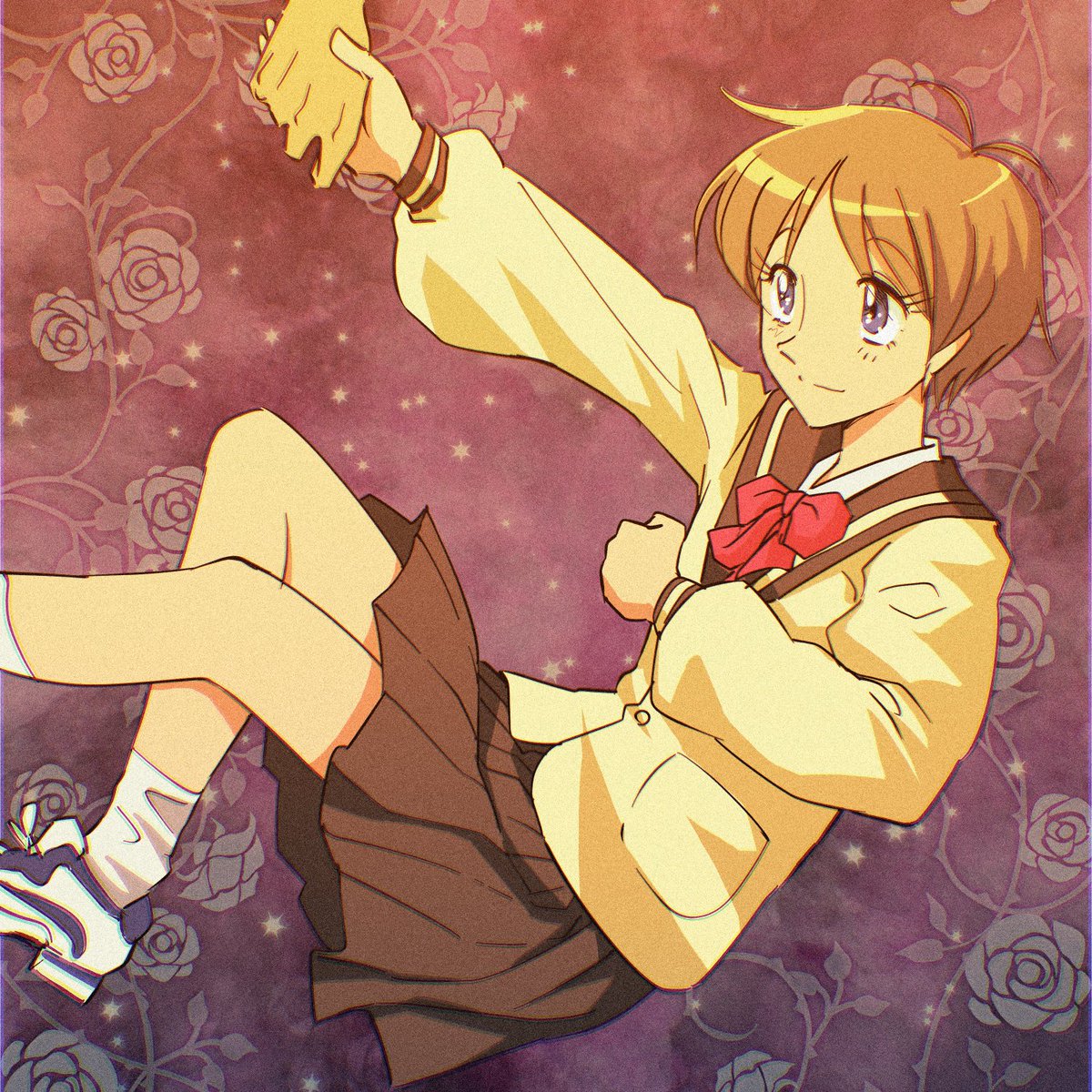 #懐かしアニメ
天空のエスカフローネより神崎ひとみ
坂本真綾さんが女子高生だったとき！
メカも敵役も何もかも質が高いお話でした！