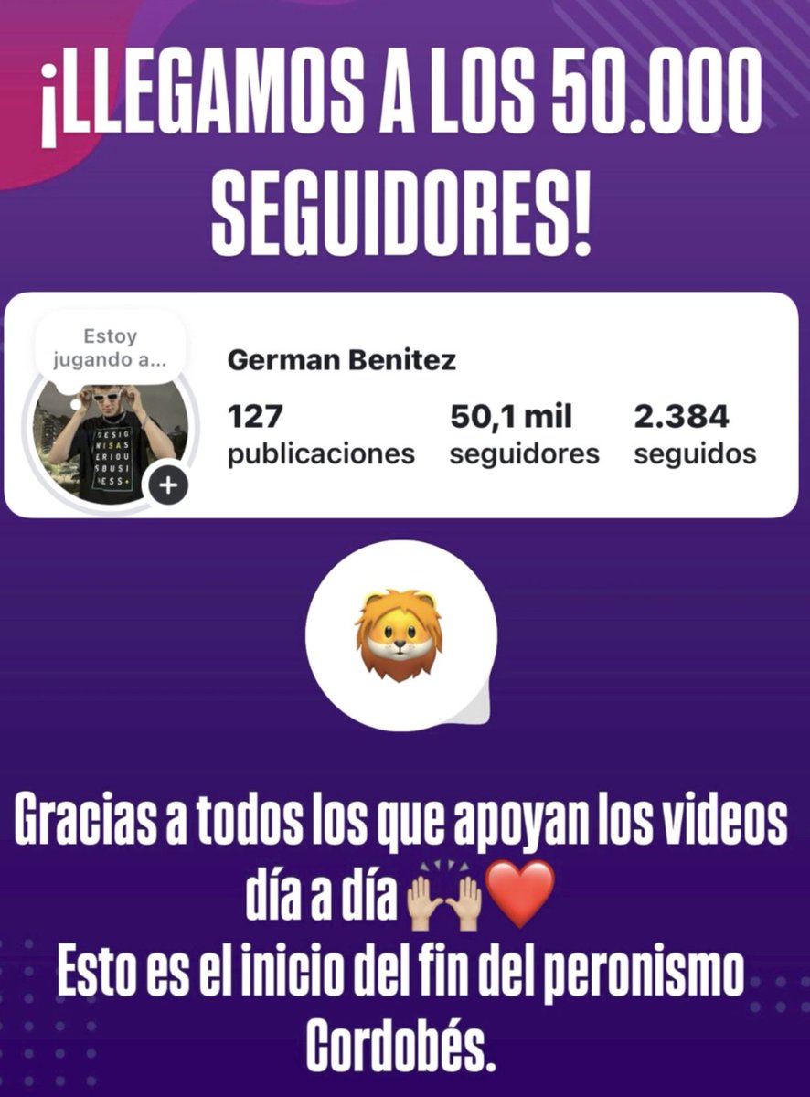 German Benitez tweet media