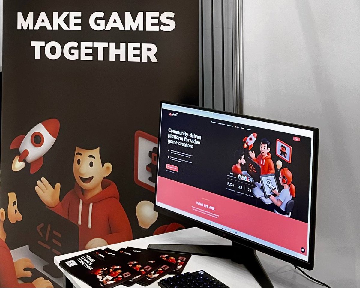 gamedev_hub's tweet photo. In early December, Gdhub was presented in Prague at #GDS2025, one of the longest-running events for professionals in the game industry. https://t.co/MZv8HLvY6o