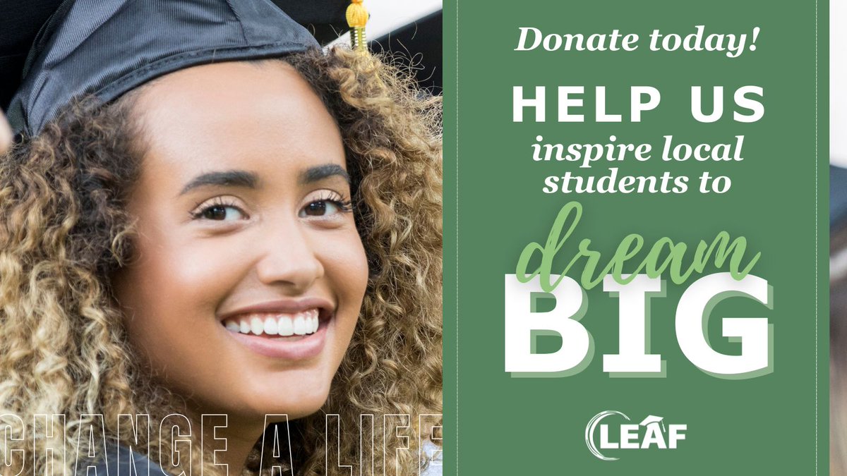 At LEAF, we are impacting the lives of the next generation through our mission of empowering learners to plan for their future. Help LEAF continue this important work with an end-of-year donation today at leaf-ohio.org/donate/.