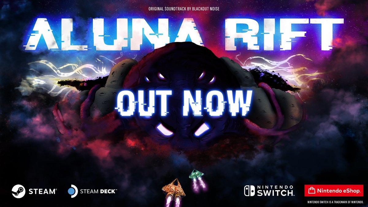 AlunaRiftGame's tweet photo. “Aluna Rift is honestly one of my favourite indie games of the year” - Xbox Radar

“...probably the most challenging arcade game I have played” - The Gamerheads Podcast

Out now on Nintendo Switch and Steam!

 #TeaseYaGame https://t.co/kT7zHUXUcD