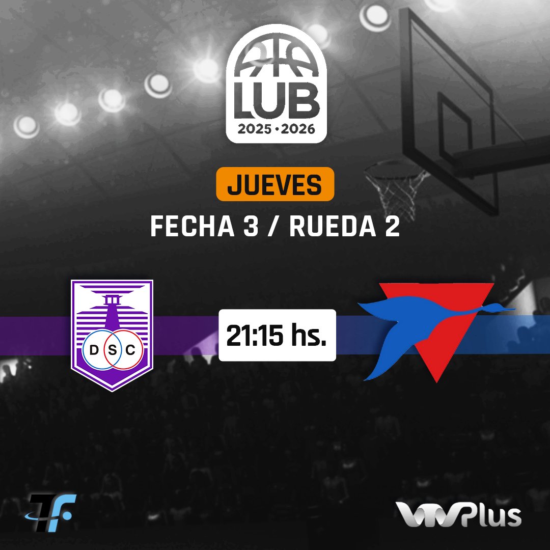 VTVuruguay's tweet photo. 🔝 Viví un jueves a puro basquet en la pantalla de #VTVPlus. https://t.co/9LFphDmr65