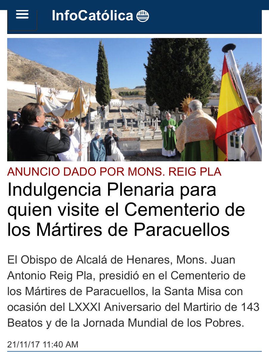 <a href="/orodil/">Olalla Rodil</a> Pois non me importaría a min que todas as fosas estivesen excavadas, musealizadas e expostas ó público coma Paracuellos del Jarama, e desde 1939 oiga!!.  Se ata teñen indulxencia plenaria da igrexa Católica se a visitas o primeiro domingo de mes!!🤷🏻‍♂️
#YParacuellosQué