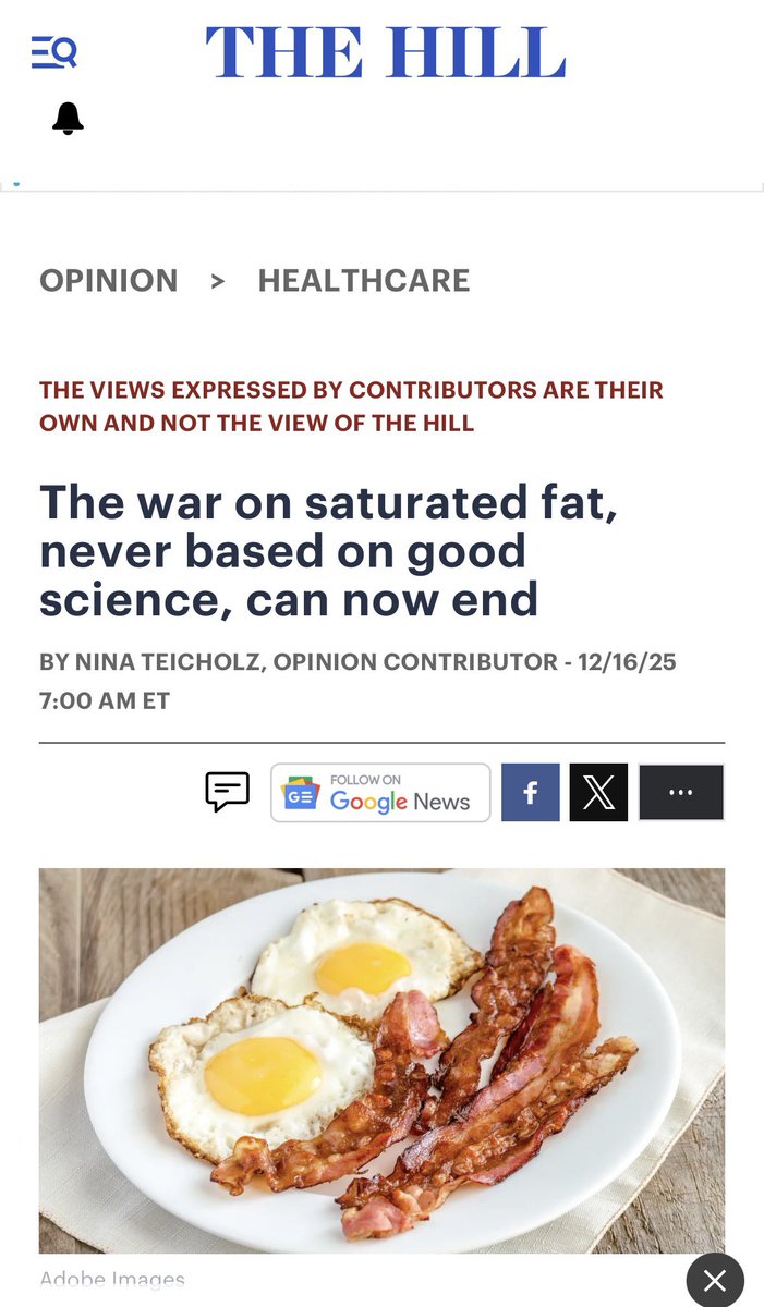 JennGalardi's tweet image. If the new @USDA food guidelines doesn’t lift the restriction on saturated fats, nothing else matters. A new piece by the incomparable source of intelligence on this issue @bigfatsurprise Millions of children will continue to suffer from obesity and chronic disease.