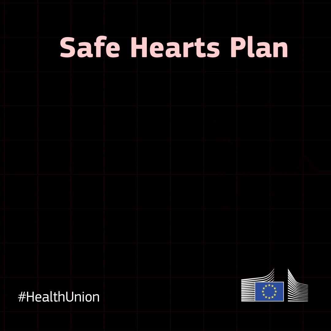 ✅The Safe Hearts Plan: to tackle EU's number 1 killer - cardiovascular diseases - with targeted measures to improve prevention, diagnosis, treatment and care.
Find out more here:
lnkd.in/gEmytej4