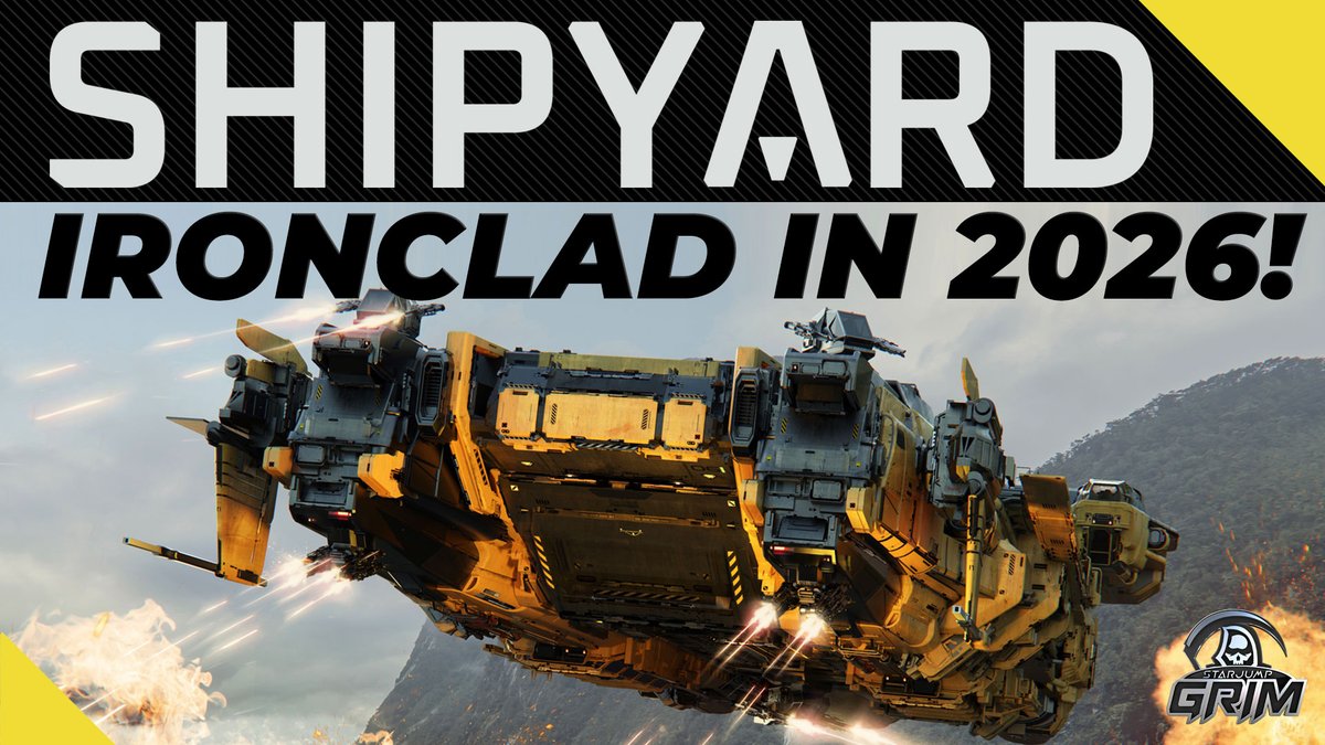 starjumporg's tweet image. Starjump Shipyard is going live right now! Let's discuss the Drake Ironclad! I also have a Golem Givewaway! Head on over to twitch.tv/starjump_grim