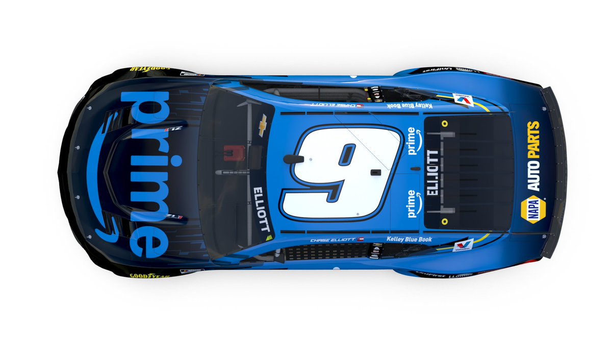 A_S12's tweet photo. Here's @PrimeVideo's paint scheme with Hendrick Motorsports for 2026 at spring Talladega, Texas and Dover All-Star. https://t.co/VtDstBq0GR