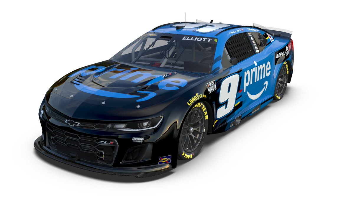 A_S12's tweet photo. Here's @PrimeVideo's paint scheme with Hendrick Motorsports for 2026 at spring Talladega, Texas and Dover All-Star. https://t.co/VtDstBq0GR