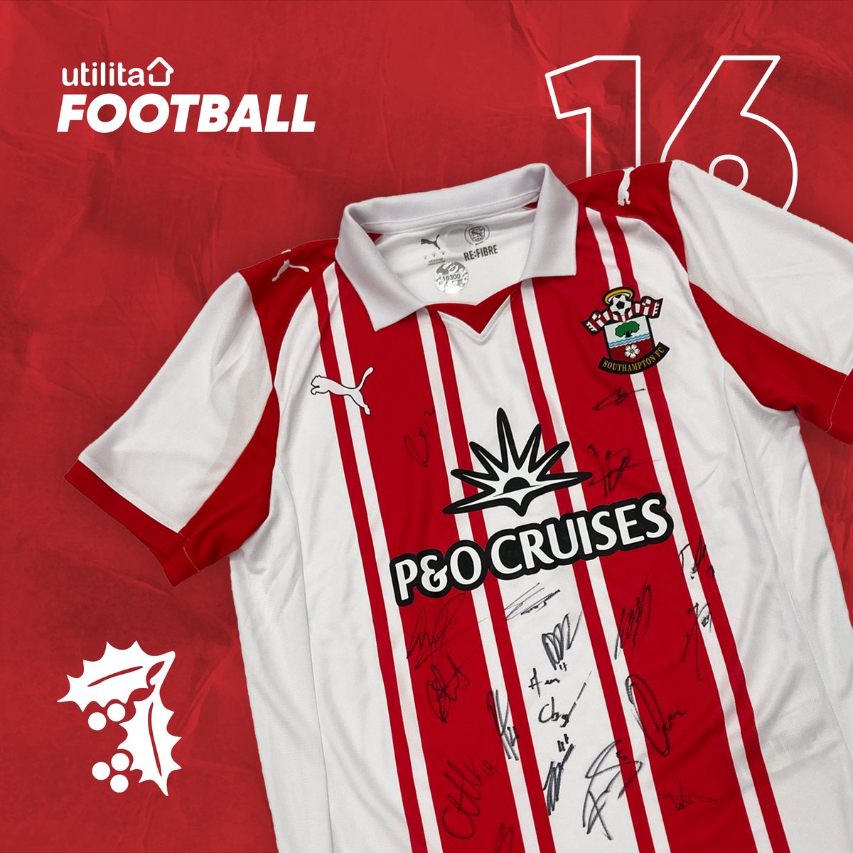 UtilitaFootball's tweet image. 🎁 𝐔𝐅 𝐀𝐝𝐯𝐞𝐧𝐭 𝐂𝐚𝐥𝐞𝐧𝐝𝐚𝐫 🎁

✍️ 🤩 Win yourself this 25/26 signed @SouthamptonFC home shirt for Christmas! 🔴 ⚪ 

RT, follow us and tag a mate to enter - entries close at 15:59 on Wednesday 17th December and winners will be notified by DM.

𝐈𝐧𝐜𝐫𝐞𝐚𝐬𝐞 𝐲𝐨𝐮𝐫…