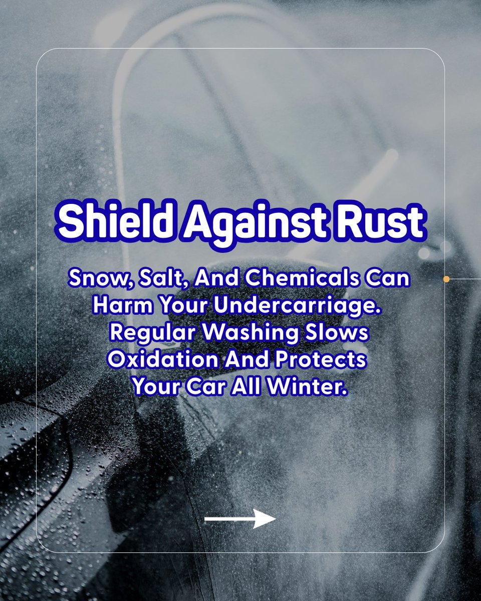 quickquack's tweet image. Winter roads can be tough on your car! Mud, salt, snow, and rain all build up fast. Quick Quack helps you protect your ride inside and out. ❄️
 
💧 Rain repellent keeps your windshield clear
🧽 Wash away grime, mud, and sticky residue
🛡️ Rust inhibitor shields your undercarriage…