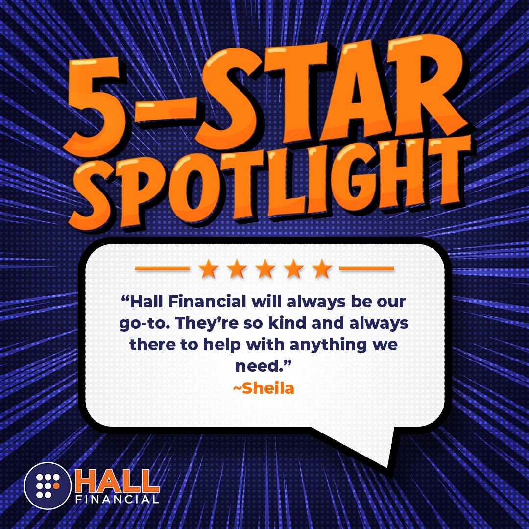 HallFinancial's tweet image. Sheila says Hall Financial is their go-to — because we always show up when it matters.