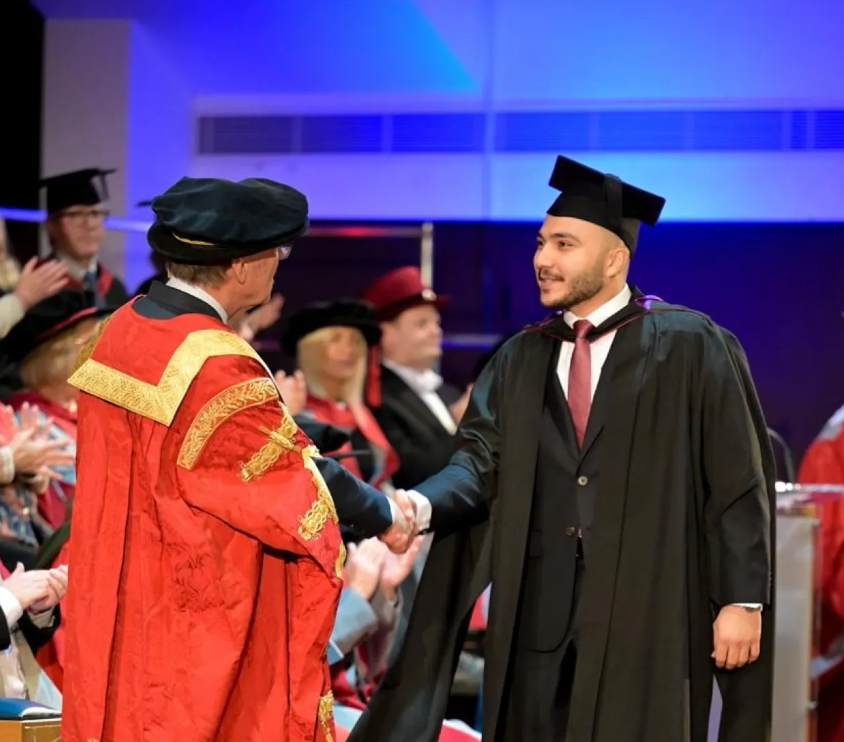 إنجاز للاردني الخوالدة في بريطانيا 