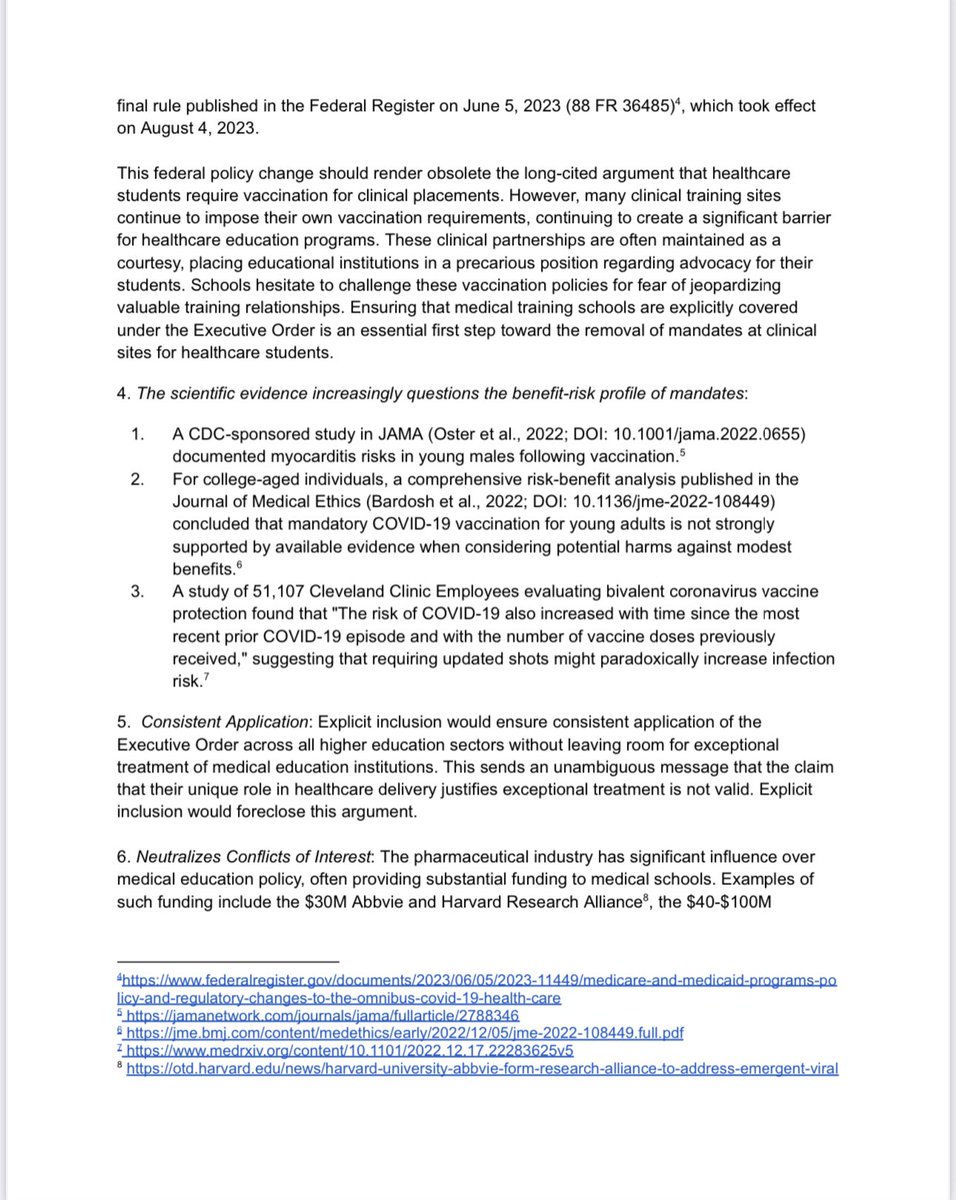 TeamRealityCT's tweet photo. This. Is. Infuriating. 🤬

@DrMakaryFDA: Do you realize these shots are still mandated for healthcare workers & students entering clinicals? 

A formal brief was sent to @SecKennedy & @EDSecMcMahon back in MARCH 

There has been NO response 

Please fix this… on behalf of 1000s of young, healthy students 

⬇️ one example…taken 2 days ago

@US_FDA @HHSResponse @HHSGov @DOGE_HHS @CMSGov @DrOzCMS @AAGDhillon @AGPamBondi @AaronSiriSG @MendenhallFirm @GOP @GOPoversight @CivilRights @NCM4Ever @mikeroweworks @MaryBowdenMD @FLSurgeonGen @LeslieManookian @Heritage @libertycounsel @theHFDF @AFLDSorg