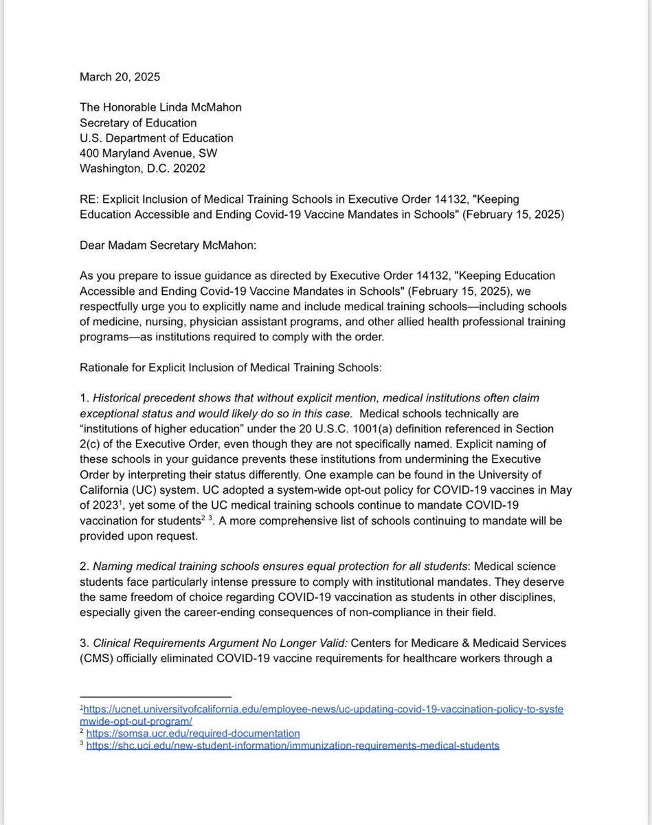 TeamRealityCT's tweet photo. This. Is. Infuriating. 🤬

@DrMakaryFDA: Do you realize these shots are still mandated for healthcare workers & students entering clinicals? 

A formal brief was sent to @SecKennedy & @EDSecMcMahon back in MARCH 

There has been NO response 

Please fix this… on behalf of 1000s of young, healthy students 

⬇️ one example…taken 2 days ago

@US_FDA @HHSResponse @HHSGov @DOGE_HHS @CMSGov @DrOzCMS @AAGDhillon @AGPamBondi @AaronSiriSG @MendenhallFirm @GOP @GOPoversight @CivilRights @NCM4Ever @mikeroweworks @MaryBowdenMD @FLSurgeonGen @LeslieManookian @Heritage @libertycounsel @theHFDF @AFLDSorg