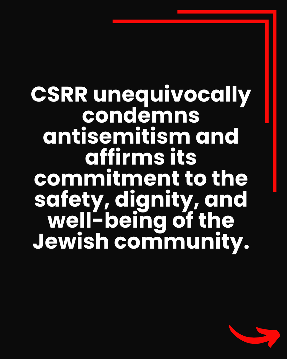 RUCSRR's tweet photo. The Center for Security, Race and Rights extends its deepest condolences to the victims and families affected by the tragic violence at Bondi Beach.
#CSRR #Race #Rights #Politics #Advocacy #Policy https://t.co/pdF2mOaKRE
