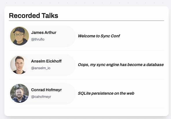 Join in on the Sync Conf watch party /1
👉🏽 discord.com/invite/lofi-so